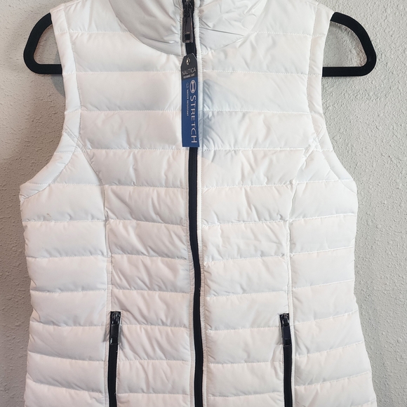 New White Nautica Vest Jacket - Picture 1 of 4